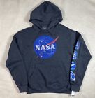 NEUF Sweat-shirt à capuche homme Fifth Sun NASA gris S L XL XXL