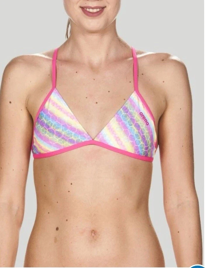Top de Bikini Arena con Papar/Azzimulti-Fresia Rosa-Talla Grande-Nuevo Con Etiquetas Foto 1 de 1