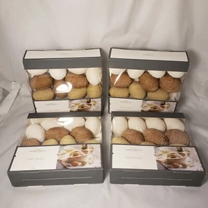 (4) Boxes Farmhouse Neutral Easter Egg Vase Filler White Tan Gold 10ct Threshold - Picture 1 of 4