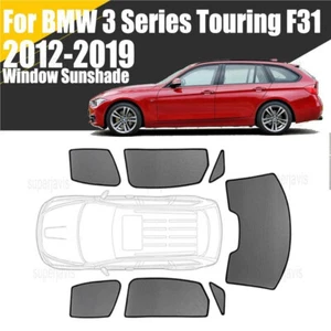 Magnetic Window Sunshade For BMW 3 Series 2012-19 Mesh Windshield Frame Curtain - Foto 1 di 14