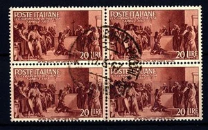 ITALIA REP. - 1946 - Avvento della Repubblica - 20 L. - Giuramento di Pontida - Picture 1 of 1
