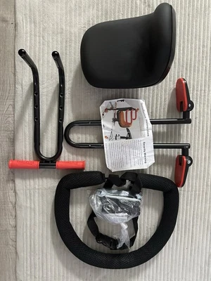 Велосипедное сиденье, велосипедное сиденье для взрослого велосипеда, выдвижное детское велосипедное сиденье переднее крепление,... - Изображение 1 из 4