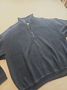 Tommy Bahama Blue Relax 1/4 Zip Sweater Gr. XL Pulli Kragenpullover - Bild 1 von 16