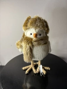 Target Wonder Shop Featherly Friends 2017 invierno pájaro silbador sombrero peludo bufanda - Imagen 1 de 6