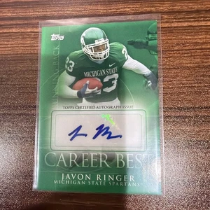 Javon Ringer 2009 Topps Career Best Autograph #CBA-JR Rookie RC Michigan State - Picture 1 of 2