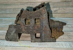 Warhammer/War Games Miniature Ruined Building 17cm Terrain Painted A1 - Picture 1 of 11