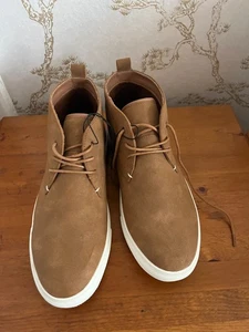 Matalan Herren neu hellbraun Kunst-Wildleder Wüste Knöchel Schnürstiefel UK Größe 8/42 - Bild 1 von 4