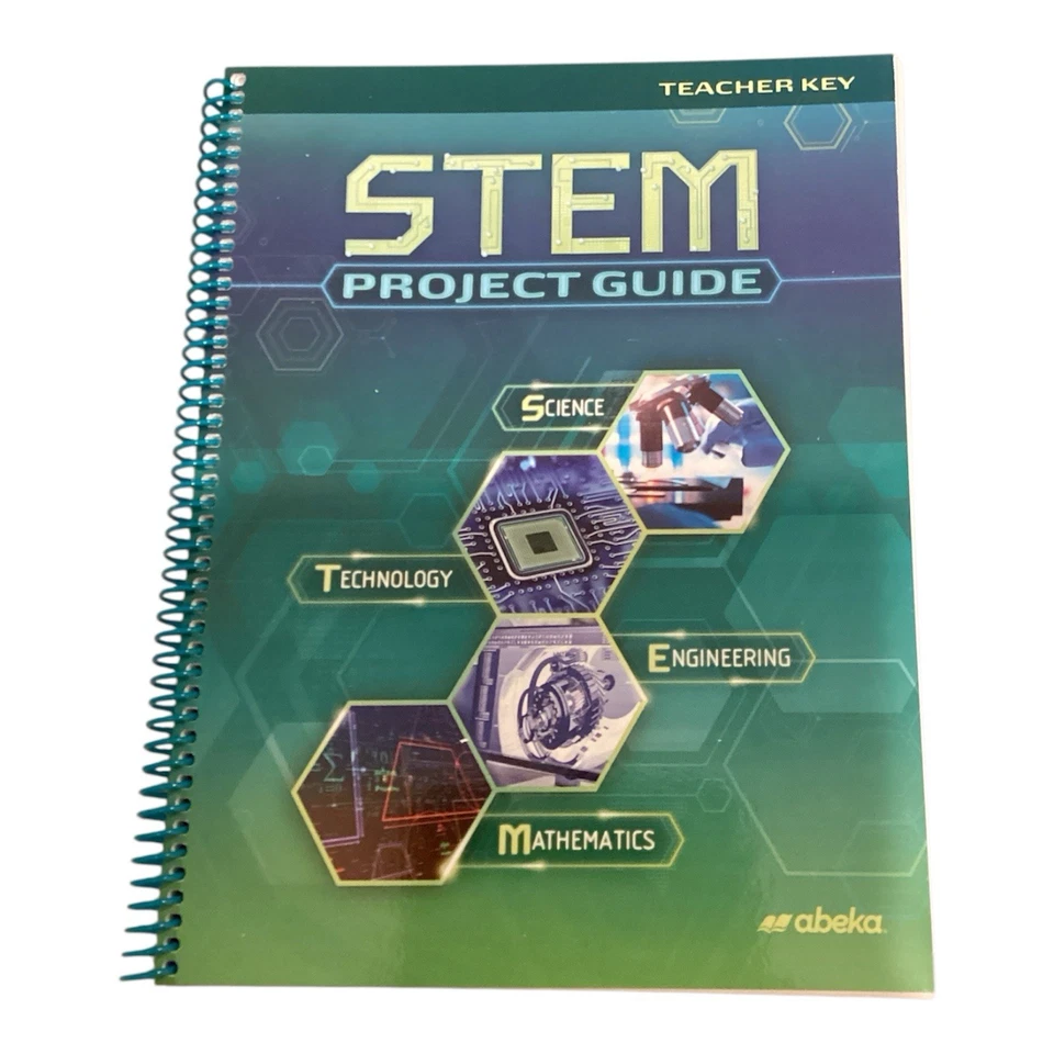 Abeka Stem Project Guide ~ Teacher Key ~ Science Homeschool NEW! Foto 1 de 1
