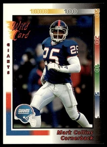 1992 Wild Card Mark Collins New York Giants #265 - Picture 1 of 2