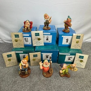 6 WDCC Disney Classics Zwerge Boxen Echtheitszertifikat Doc Sleepy Sneezy Happy Dopey & Bashful - Bild 1 von 24