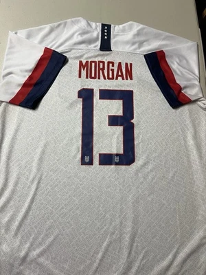 Camiseta Nike auténtica para mujer Alex Morgan 2019 EE. UU. Foto 1 de 4