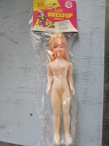 Susie dress up Doll NEW Vintage 80’s Vinyl Plastic Collectible Woolbro - Picture 1 of 4