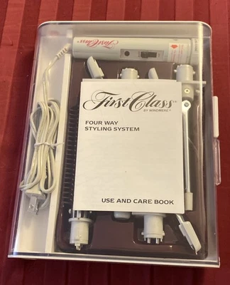 Vintage Windmere Four Way Curls Hair Styling System Curling Irons Brush New - Image 1 of 4