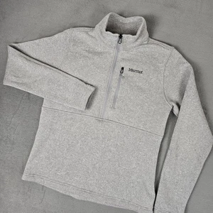 Pullover Marmot línea caída media 1/2 cremallera polar para mujer suéter mediano exterior usado en excelente estado - Imagen 1 de 8