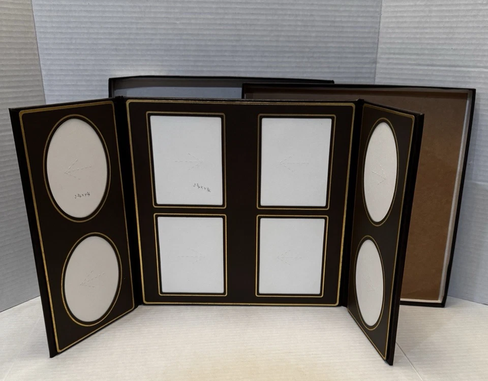 Art Leather Futura Folio Brown Tri-Fold Portfolio - Image 1 of 4