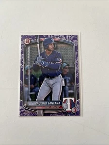Topps Bowman-#BP-72 Paulino Santana Purple Pattern Parallel /199 - Bild 1 von 3
