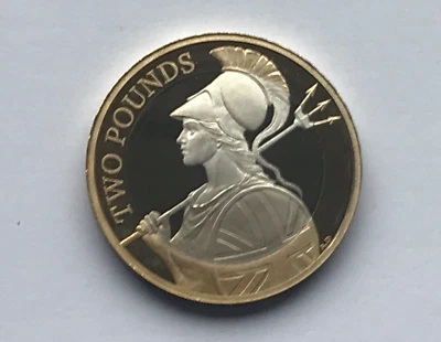 Simply Coins~ 2017 PROOF BRITANNIA TWO 2 POUND COIN - Image 1 of 4