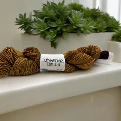 Frabjous Fiber Custom For StevenBe Tonal Skein Yarn Superwash Merino “Sing” - Image 1 of 4
