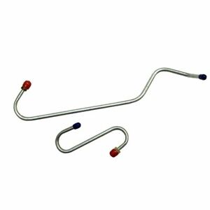 1968-1969 Mopar Dodge A-Body Pump To Carb Fuel Lines 318 2Bbl Stainless Steel