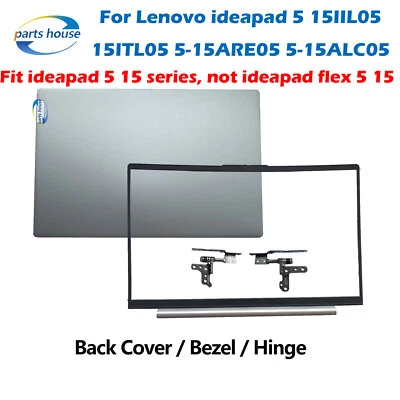 New For Lenovo ideapad 5 15IIL05 15ITL05 5CB0X56071 LCD Back Cover Hinges Bezel - Image 1 of 4