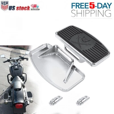 Adjustable Footboards Floorboards For Honda VTX 1800 1300 Suzuki VL800 VL400 C50 - Image 1 of 4