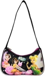 Disney Tinker Bell Black and Pink Handbag - Picture 1 of 1