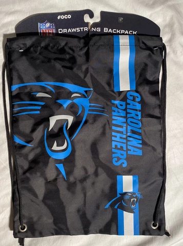 Carolina Panther’s Drawstring Backpack NFL Cover