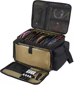 Bolsa de concierto de DJ con divisores desmontables - Estuche organizador de cables definitivo (16"x11") - Imagen 1 de 10