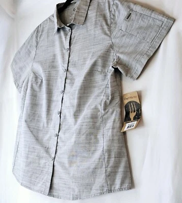 NWT Chef Works 2X Women's Urban Collection UtilityShirt Gray Short Sleeve - Image 1 of 4