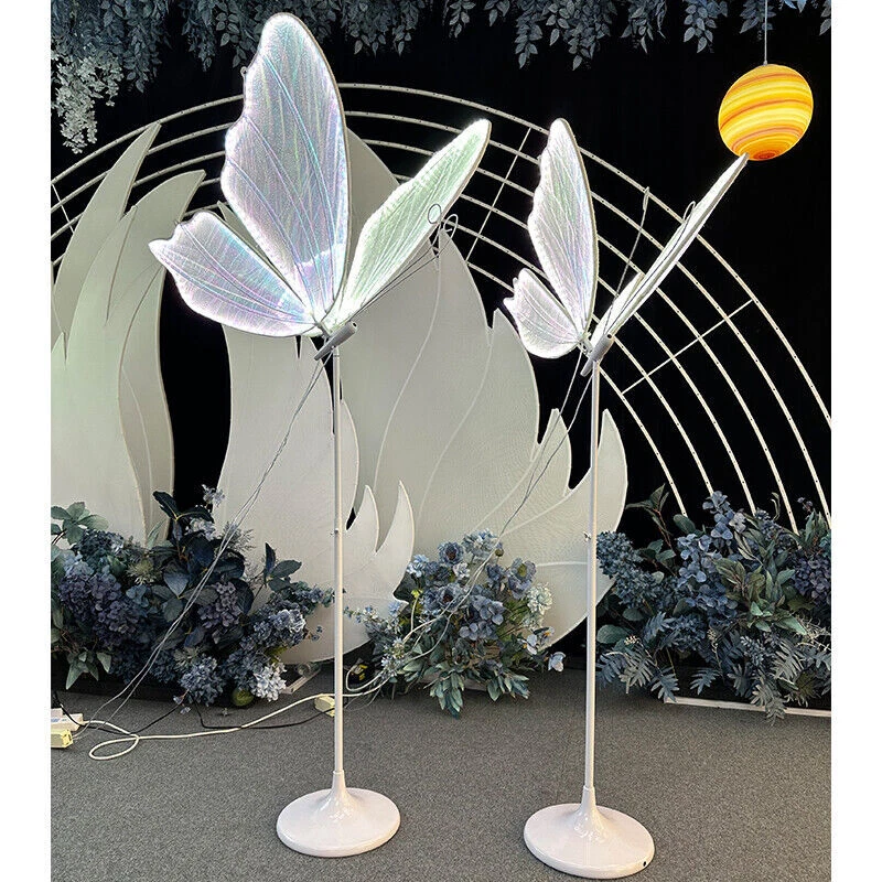 2PC Butterfly Floor lamp,Ceiling Lamp,for Wedding Party Decorations Props-24in - Image 1 of 4