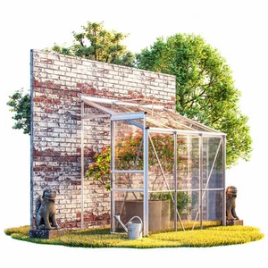 Szklarnia Szklarnia oparciowa Szklarnia boczna Szklarnia Aluminium 3,8m3 Gardebruk - Zdjęcie 1 z 6