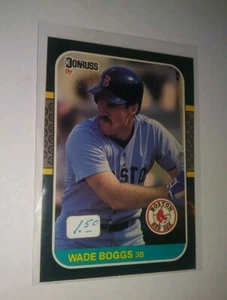 Wade Boggs , Boston Red Sox 3B ; 1987 Donruss Baseball Card #252 NrMt-Mt - Picture 1 of 6