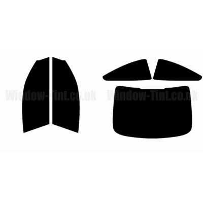 Per BMW 4 Serie 2-door Coupe F32 2014 +Completo Pre Taglio Finestrino Colore Kit - Image 1 of 4