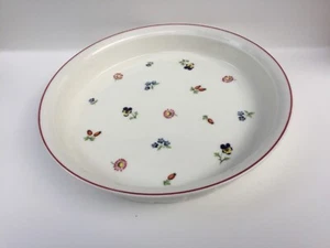 VILLEROY & BOCH - ''PETITE FLEUR” - 10 5/8” QUICHE DISH- C - Picture 1 of 4