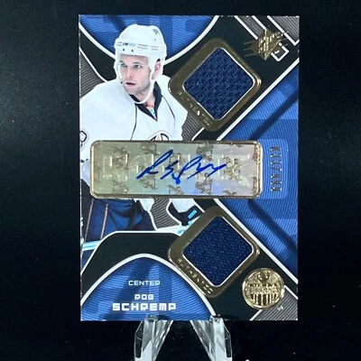 Rob Schemp 2007-08 Upper Deck SPX #202 Rookie Jersey Auto /999 Oilers LOOK!! - Image 1 of 2