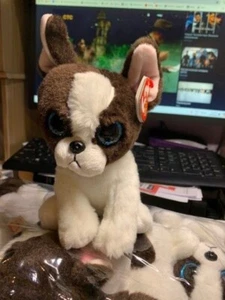 Cute Baby French bulldog TY Plush Toy 18cm - Picture 1 of 1