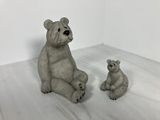 Quarry Critters Big Bear And Baby Bear Sitting Big Bud 5”
