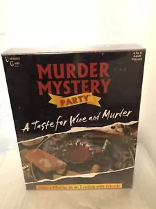 Murder Mystery Party game - A Taste for Wine & Murder - new, sealed - Picture 1 of 3