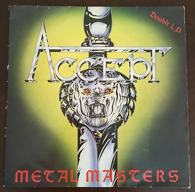 Accept ‎– Metal Masters 2xLP 1st Press Vinyl UK 1984 Comp. Razor ORG Rare VG+/VG Foto 1 de 4