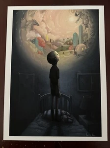 Lauren Tsai Girl Dreaming   9 X12 Giclee Print DCON SIGNED Designer Con 2023 - Picture 1 of 2