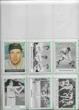 1982 ASA BASEBALL THE BROOKS ROBINSON STORY 12-CARD COMPLETE SET
