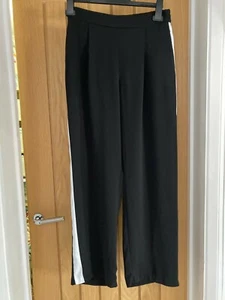 Wallis Black loose fit trousers Size 10 - Picture 1 of 5