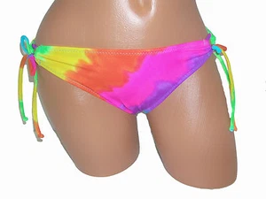 Roxy NEW Pink Women's Juniors Size S Small 4 6 Swimsuit Bikini Bottom $46 2536 - Picture 1 of 1