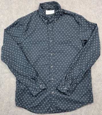 Camisa Denim and Supply Ralph Lauren Para Hombre Azul Medio Manga Larga Con Botones Foto 1 de 4