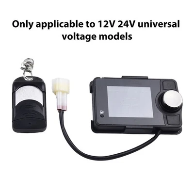 Car Exterior Accessories LCD Monitor Remote Control 12V-24V 2pcs/set Black - Image 1 of 4