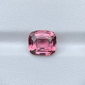 Natürlicher 4,86 kt rosa Turmalin Kissenschliff Edelstein Schmuck Geschenk Anhänger - Bild 1 von 6