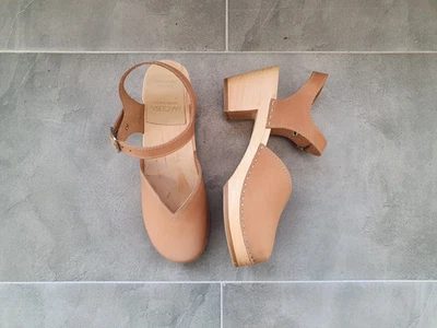 Swedish Clogs Sandals Maguba Florence Light Tan Size US Women 7 / EU 37 - Image 1 of 4