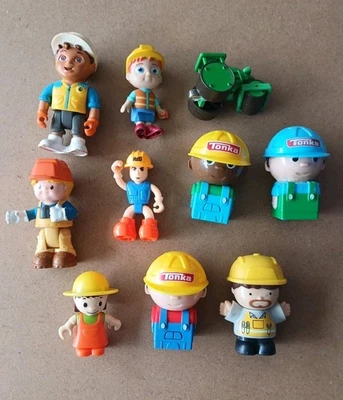 Винтажный Bob строитель строительство, Tonka игрушка фигурка лот Hasbro лот из 10-L22  - Изображение 1 из 2