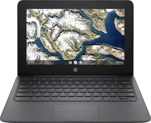 HP Chromebook 11A-NB0013DX, Celeron N3350, 4 GB RAM, 32GB eMMC, ChromeOS Ash Gray - Zdjęcie 1 z 6