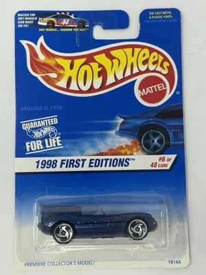 Hot Wheels 1998 First Editions Blue Jaguar D-Type #638 A12 - Image 1 of 4